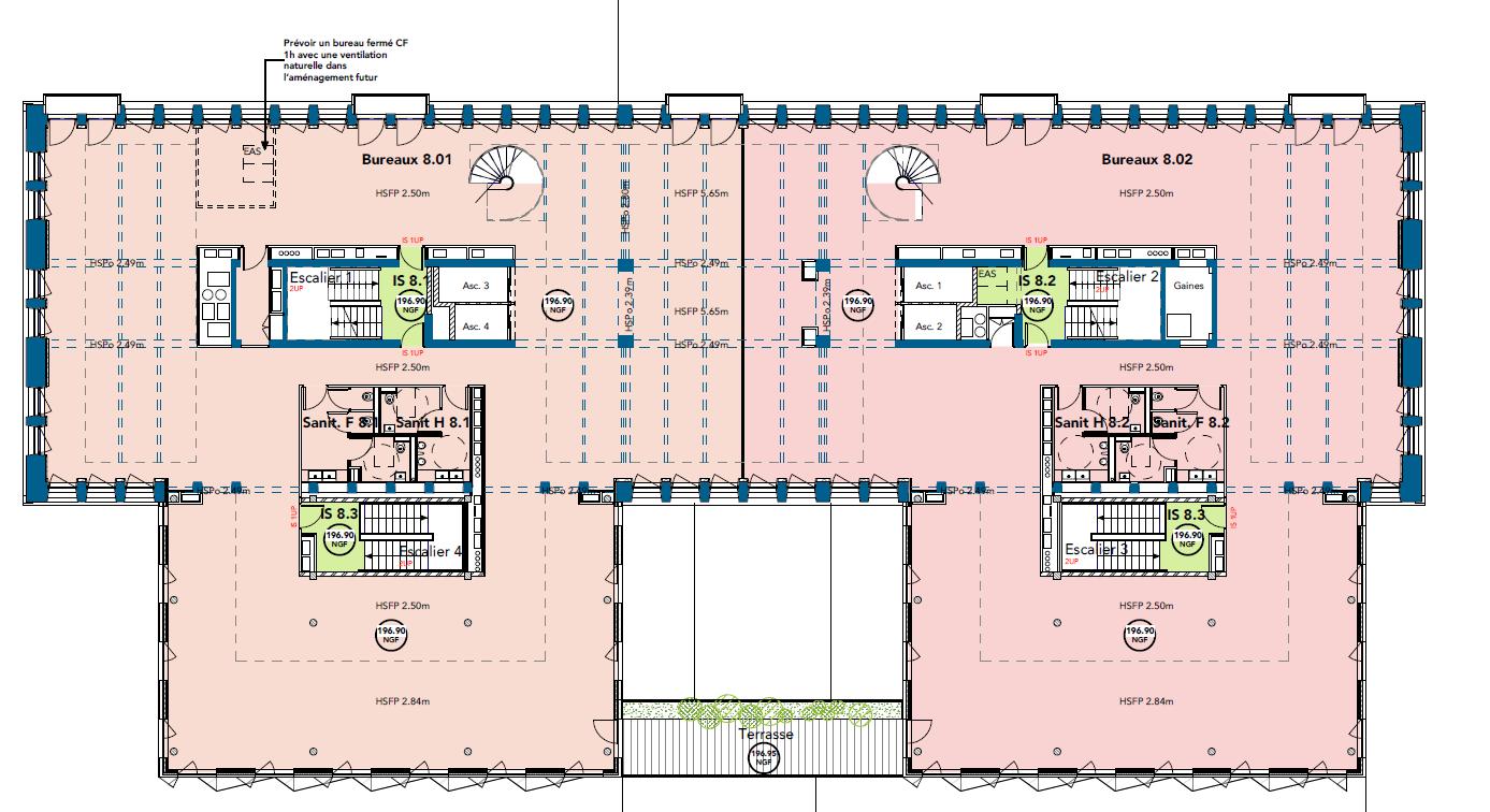 Bureau Lyon 12098m² Location bureau Lyon Rhône OLBUR2110501 45
